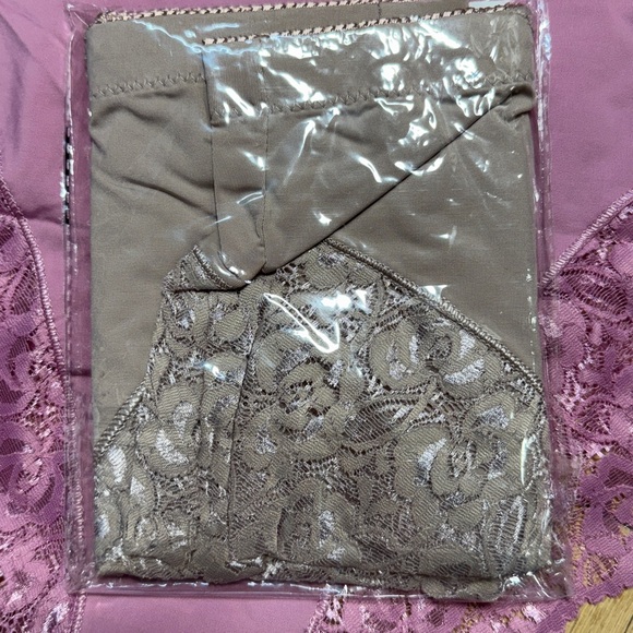 Set of Barbar B2Body.com Mauve Lace High-Waist Panties XL - Picture 8 of 8